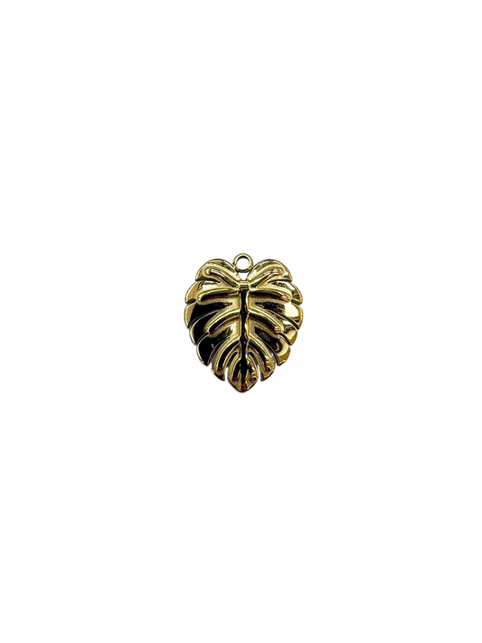 Monstera Leaf Charm