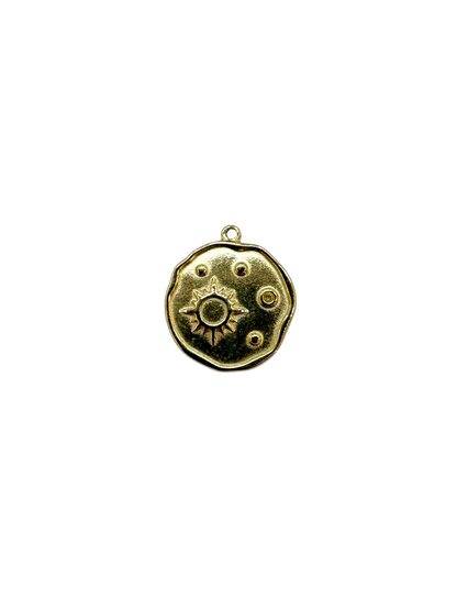 Celestial Star Coin Charm