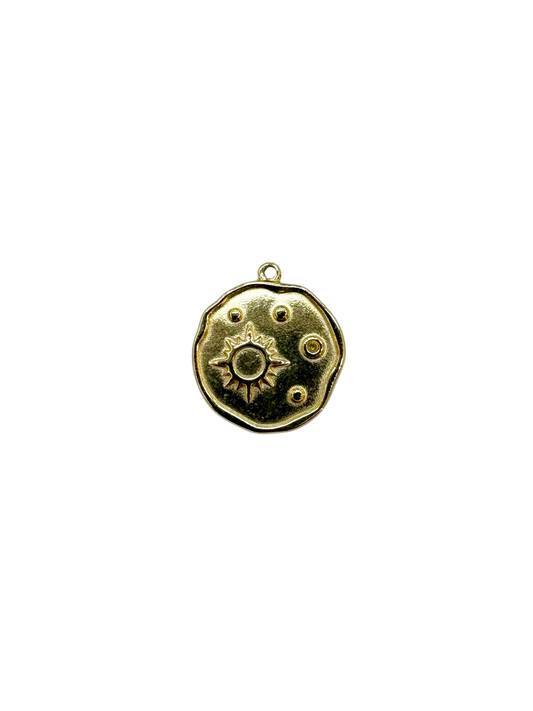 Celestial Star Coin Charm