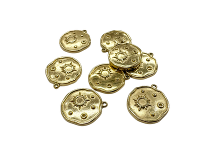 Celestial Star Coin Charm