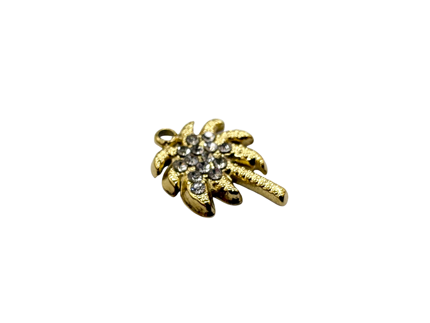 Rhinestone Palm Tree Charm