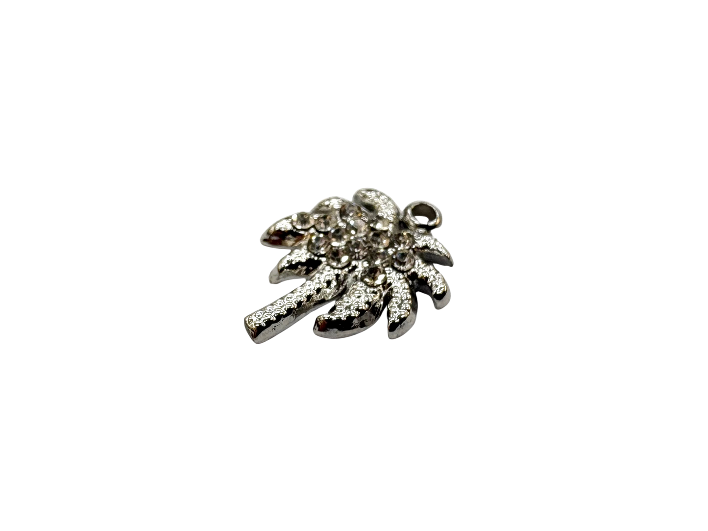 Rhinestone Palm Tree Charm