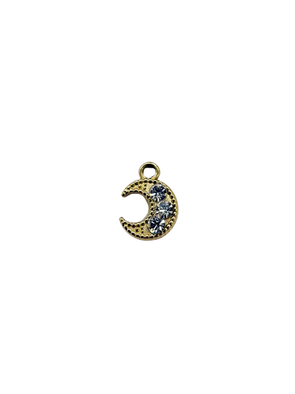 Rhinestone Lunar Charm