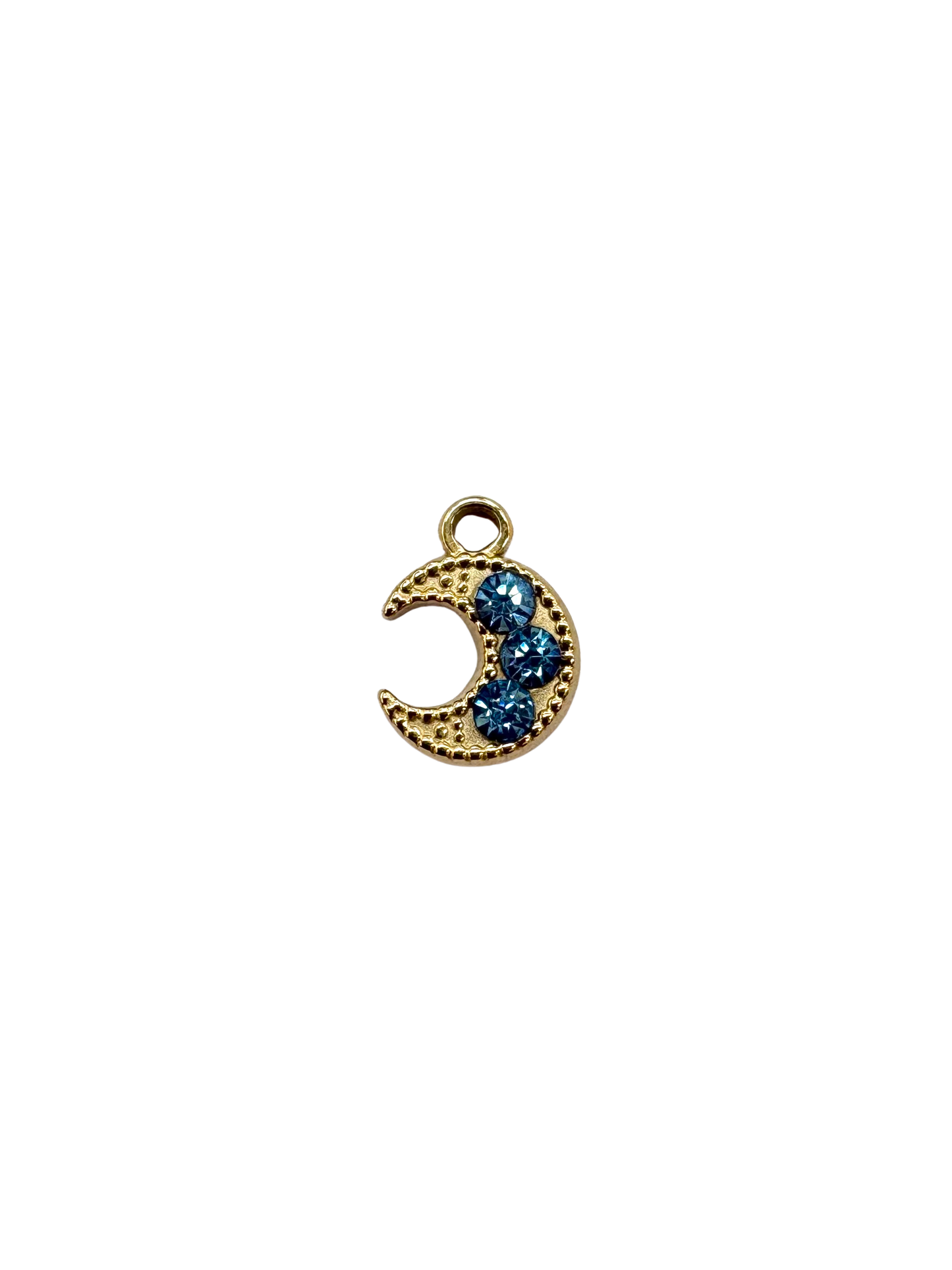Rhinestone Lunar Charm