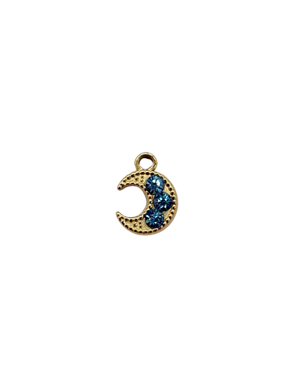 Rhinestone Lunar Charm