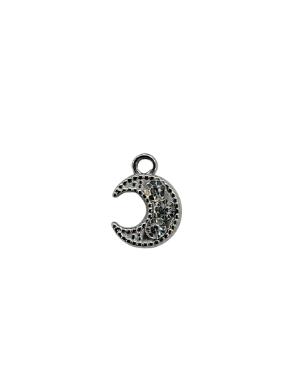 Rhinestone Lunar Charm