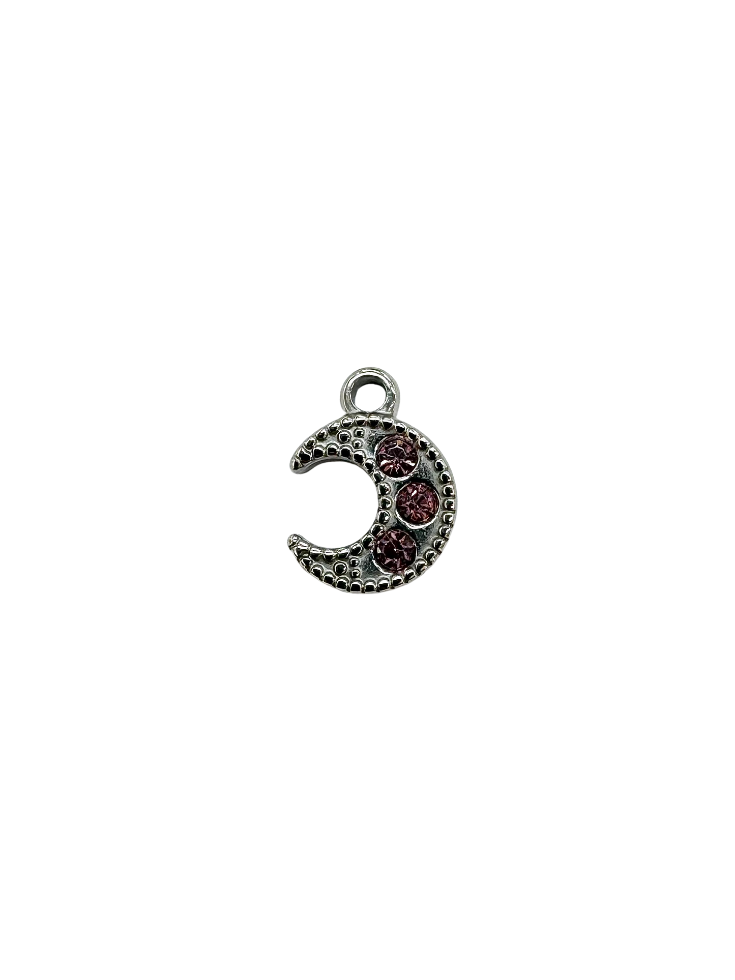 Rhinestone Lunar Charm