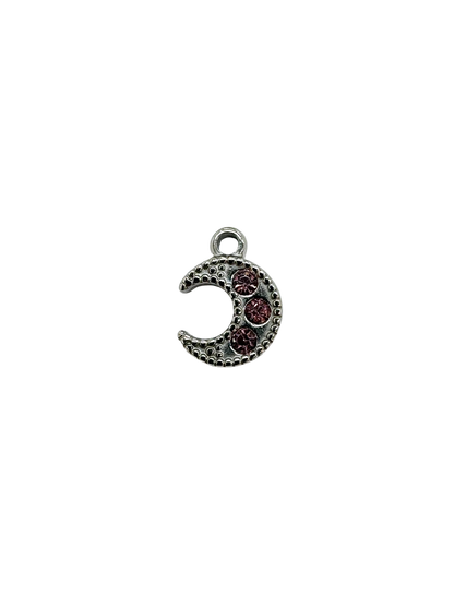 Rhinestone Lunar Charm