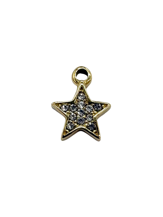 Rhinestone Filled Star Charm
