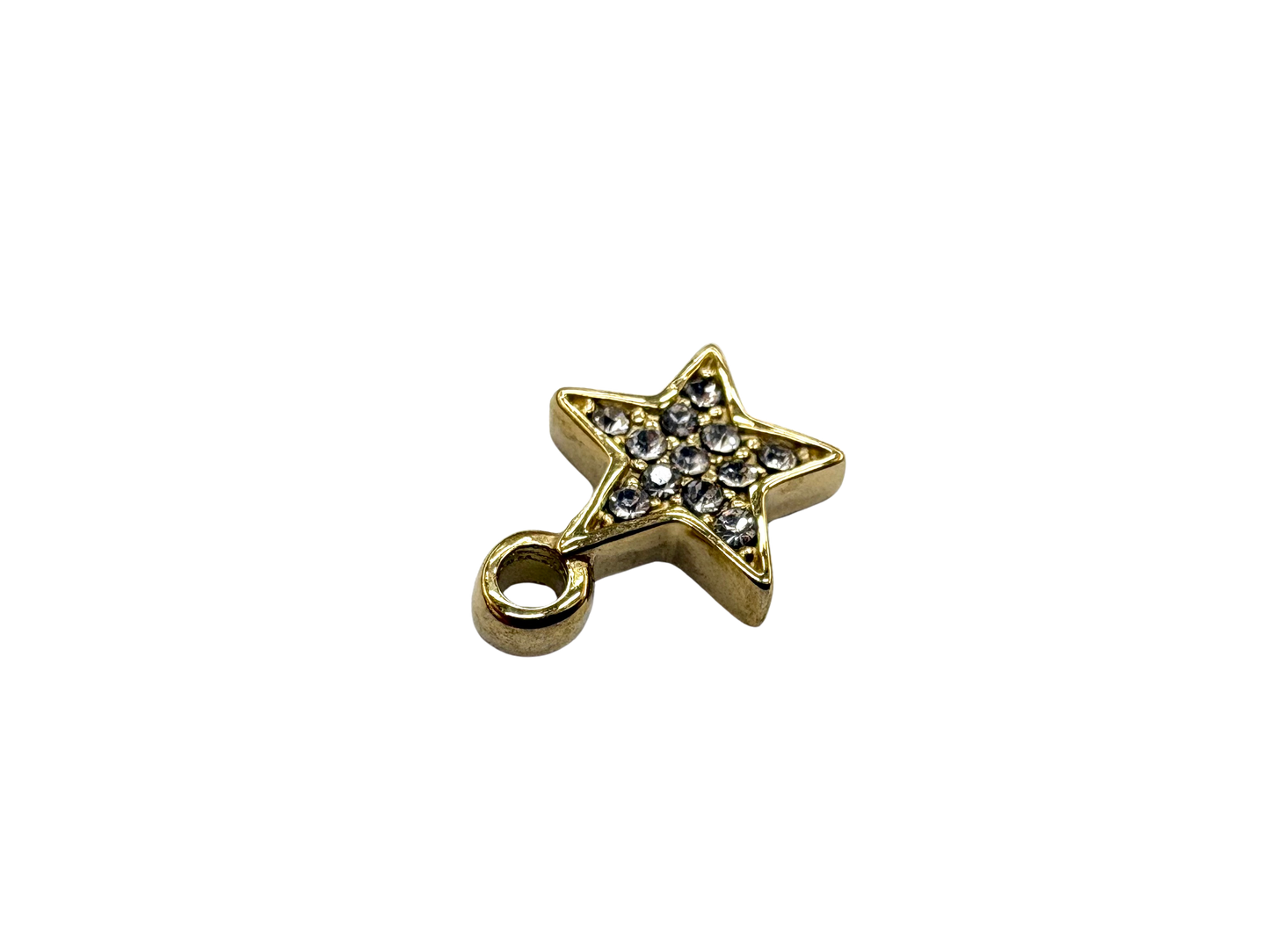 Rhinestone Filled Star Charm