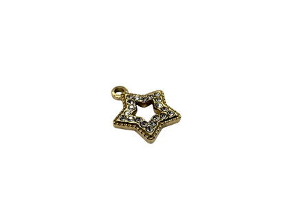 Rhinestone Star Cutout Charm