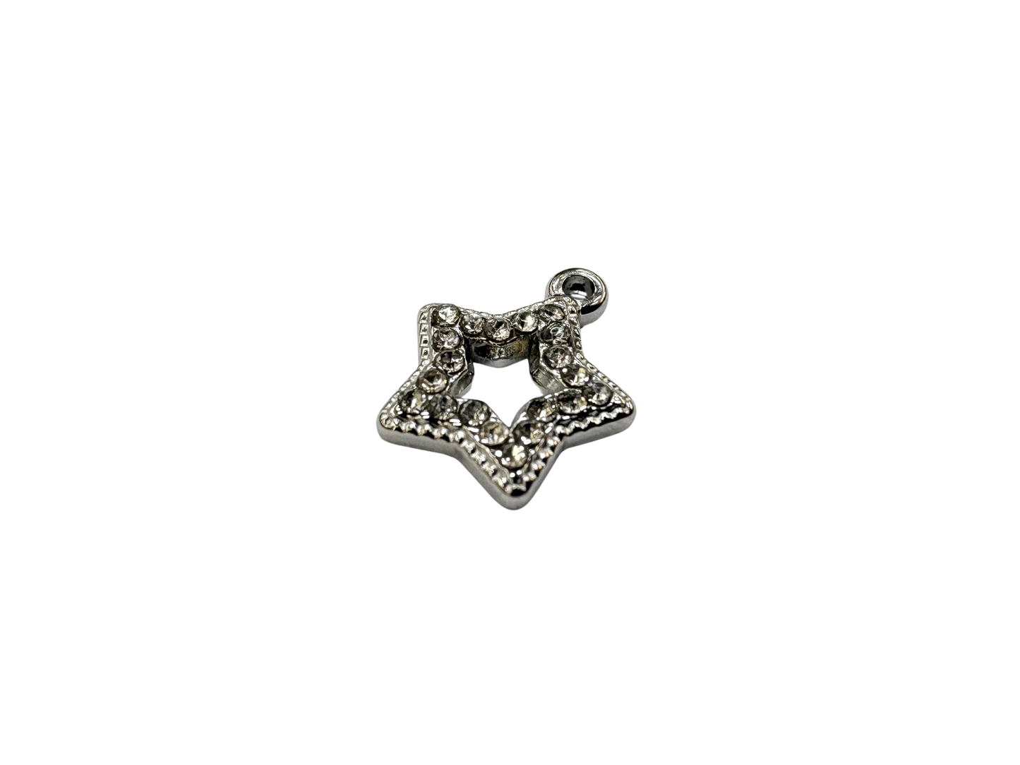 Rhinestone Star Cutout Charm