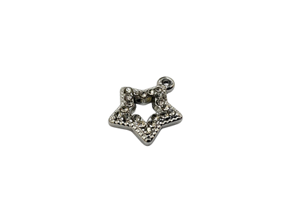 Rhinestone Star Cutout Charm