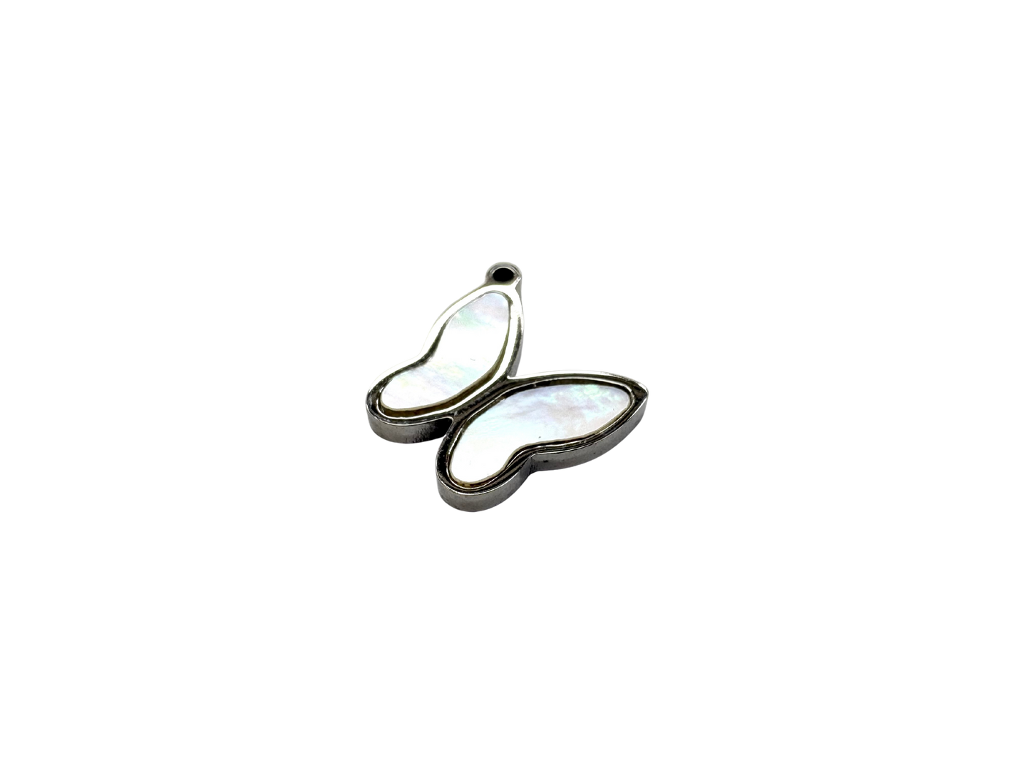 Mother of Pearl Simple Butterfly Charm