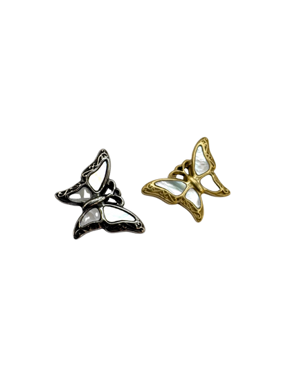 Mother of Pearl Ornate Butterfly Charm
