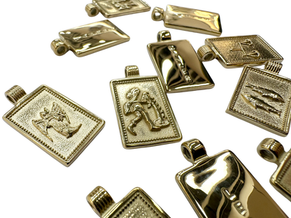 Zodiac Card Charms Set of 12