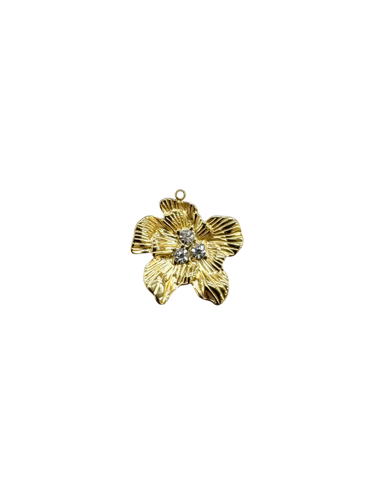 Intricate Large Flower Pendant