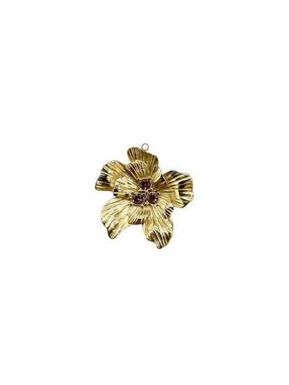 Intricate Large Flower Pendant