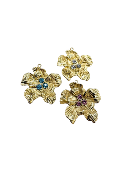 Intricate Large Flower Pendant