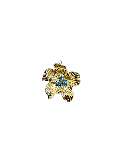 Intricate Large Flower Pendant