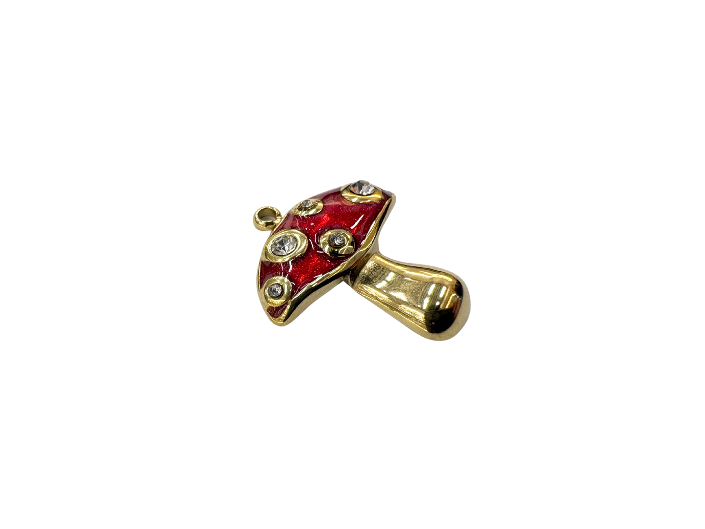 Jeweled Mushroom Charm