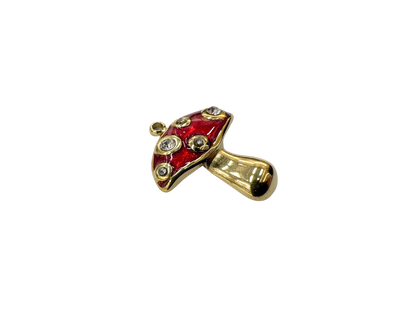Jeweled Mushroom Charm
