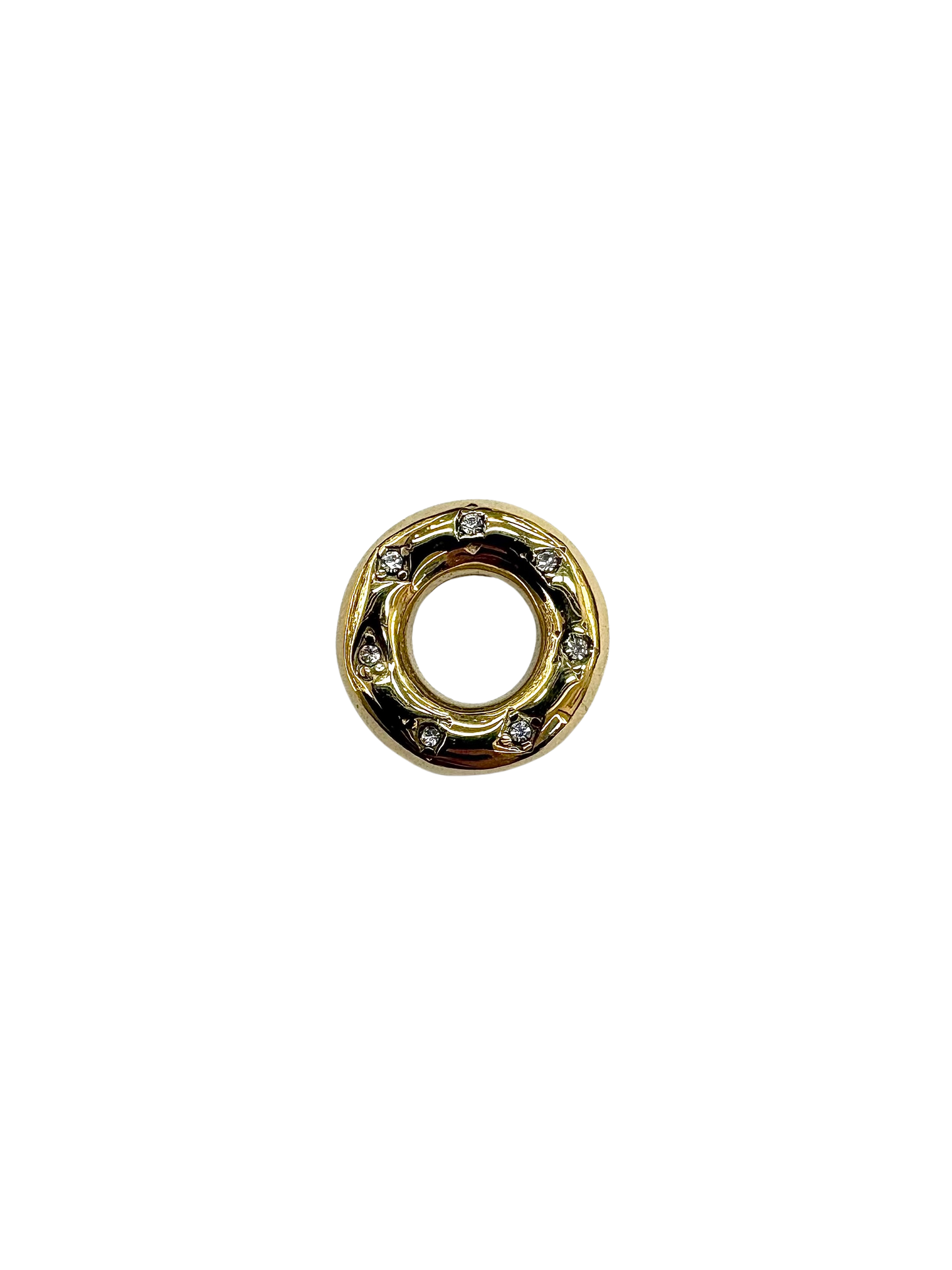 Rhinestone Donut Charm