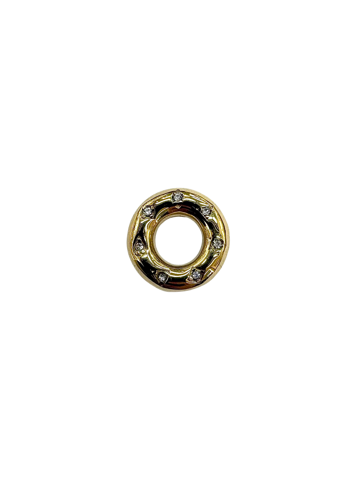 Rhinestone Donut Charm