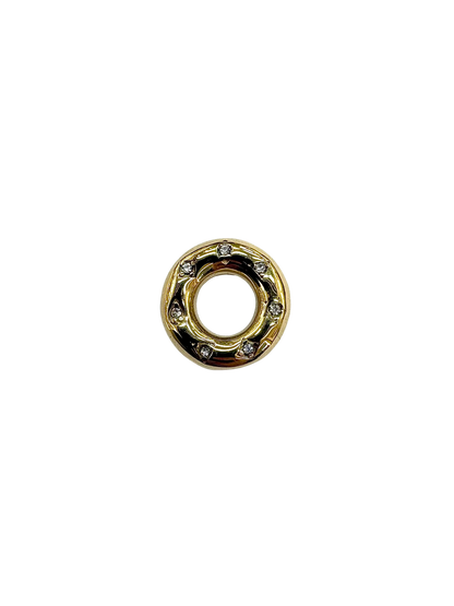 Rhinestone Donut Charm