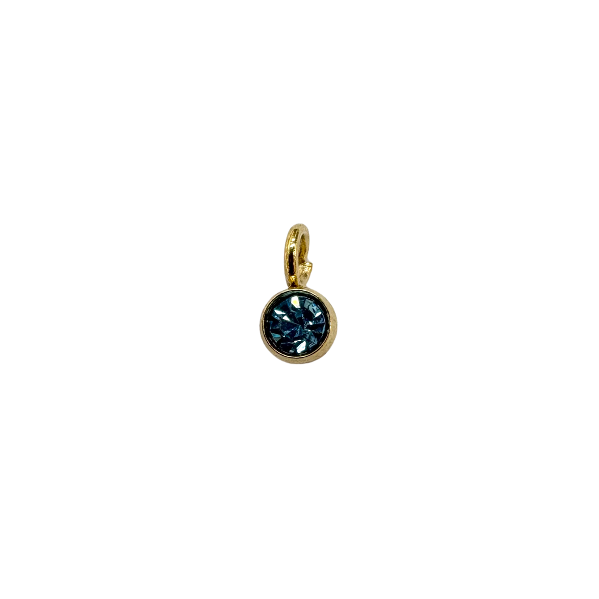 Tiny Round CZ Charm