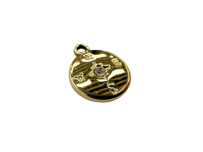 Compass Circle Charm