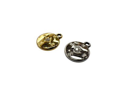 Compass Circle Charm