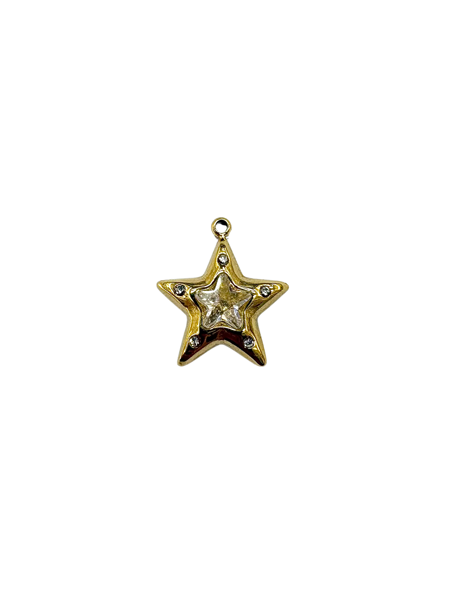 Rhinestone Star Charm