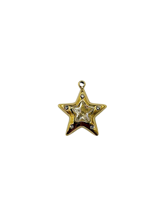 Rhinestone Star Charm
