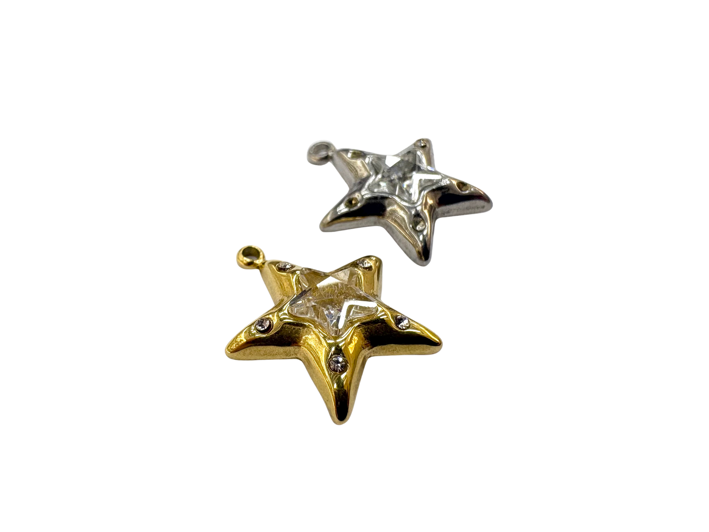 Rhinestone Star Charm
