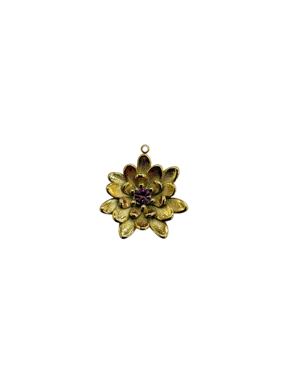 Large Floral Pendant
