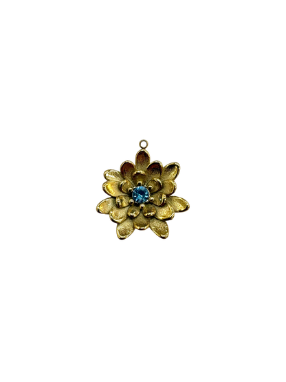 Large Floral Pendant