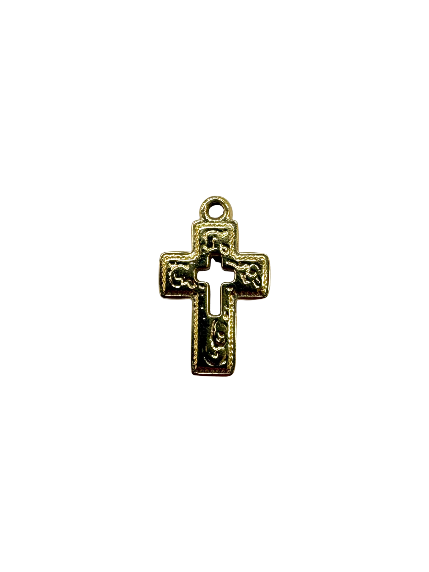 Cutout Cross Charm