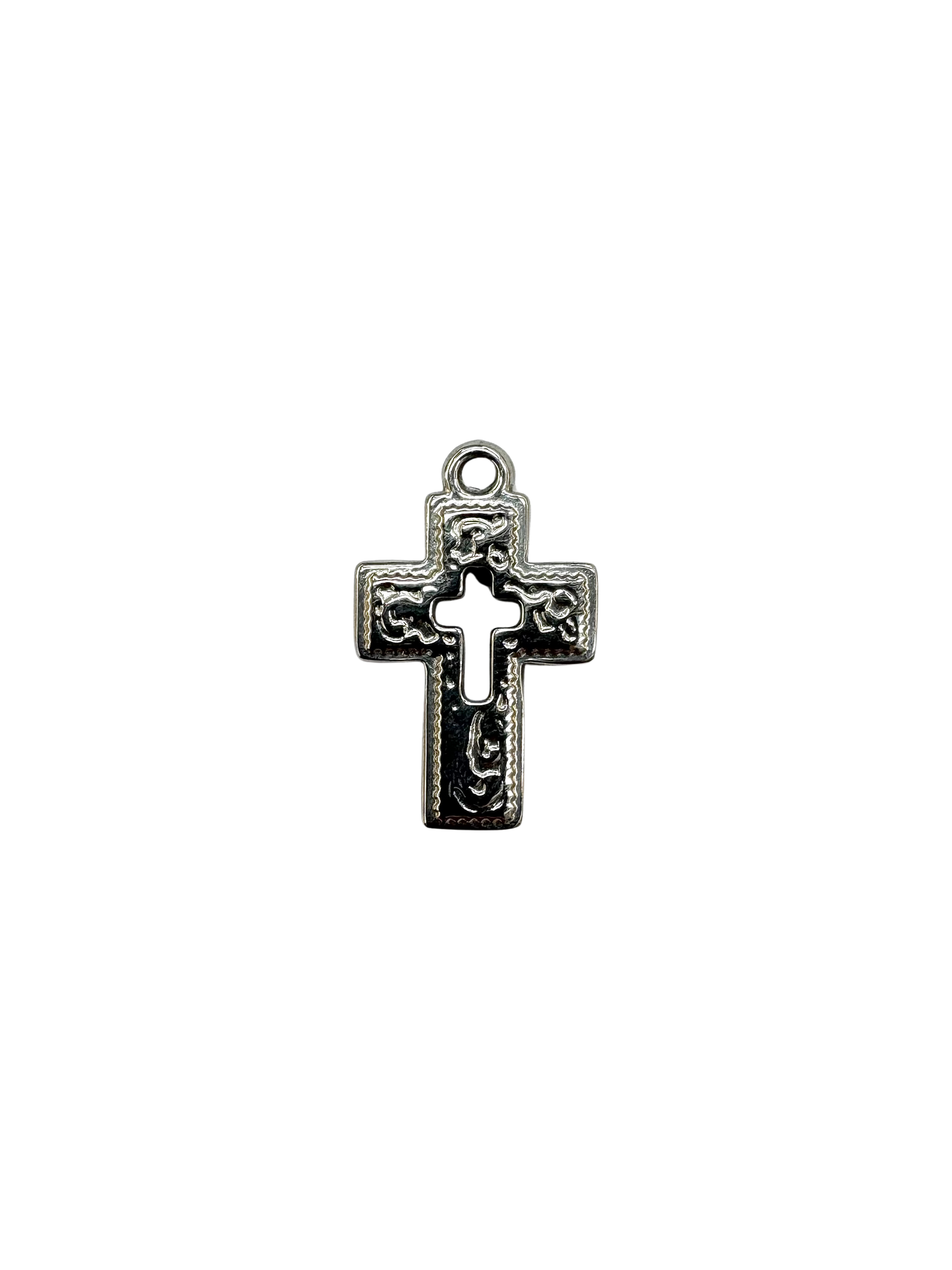 Cutout Cross Charm