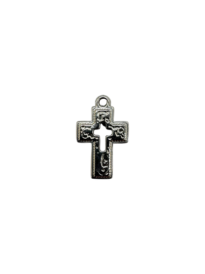 Cutout Cross Charm