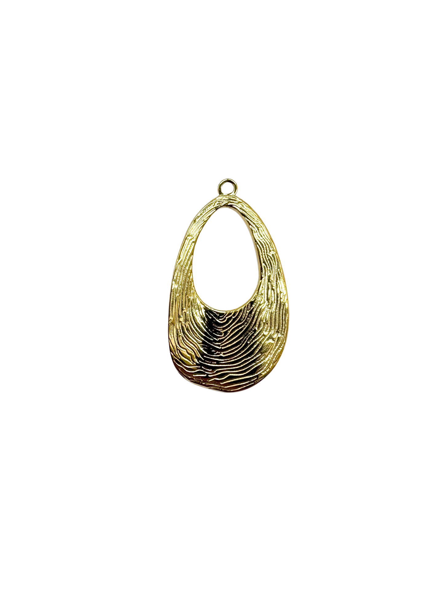 Textured Oval Pendant