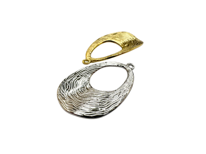 Textured Oval Pendant
