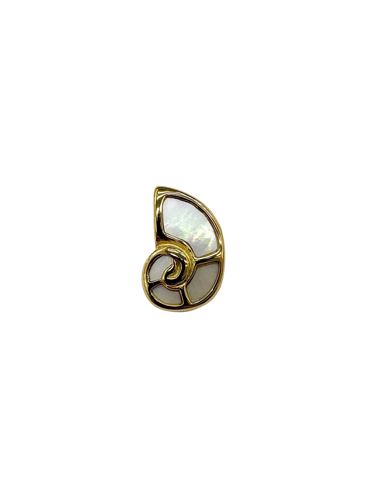 Pearl Nautilus Shell Charm