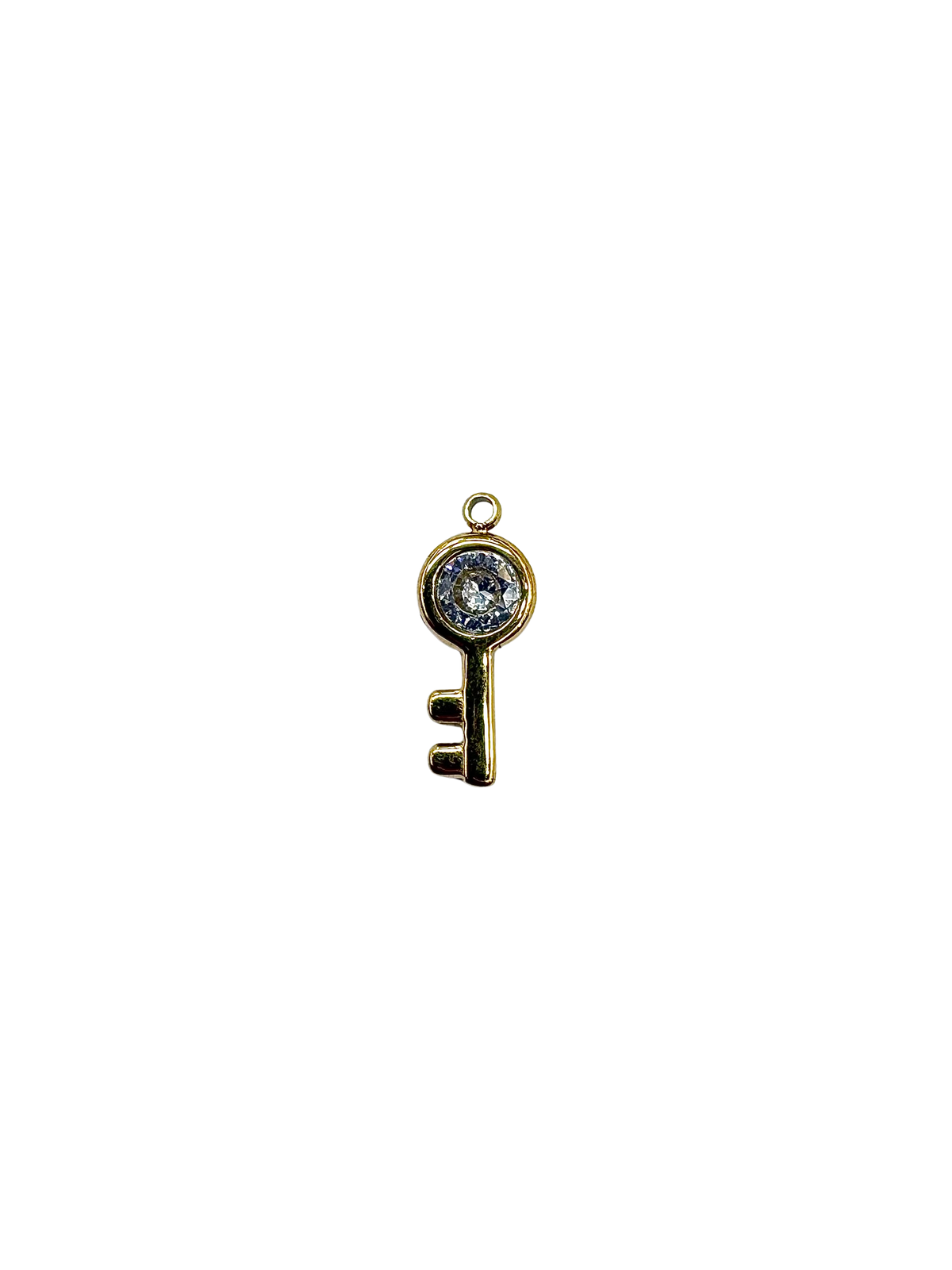 Rhinestone Key Trendy Charm