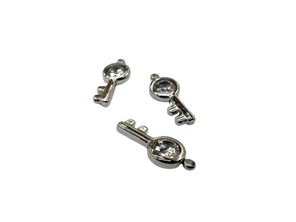 Rhinestone Key Trendy Charm