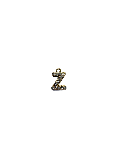 Dainty Rhinestone Alphabet Charm Set