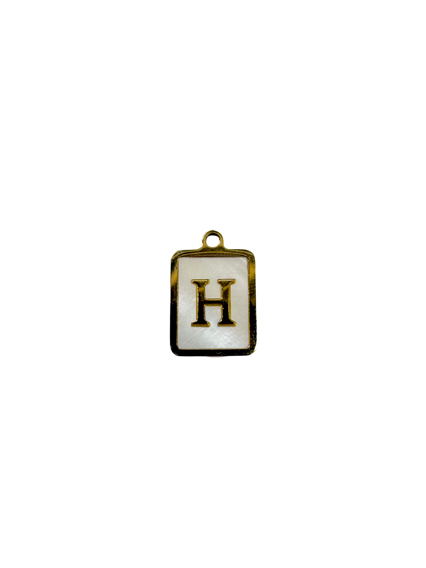 Mother of Pearl Alphabet Charms