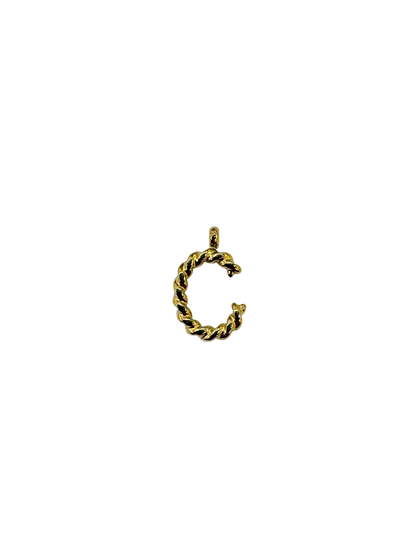 Rope Style Alphabet Charm Letters