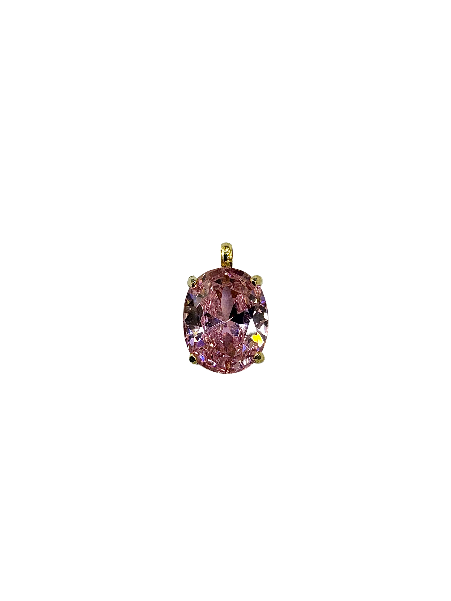 Oval Rhinestone Charm