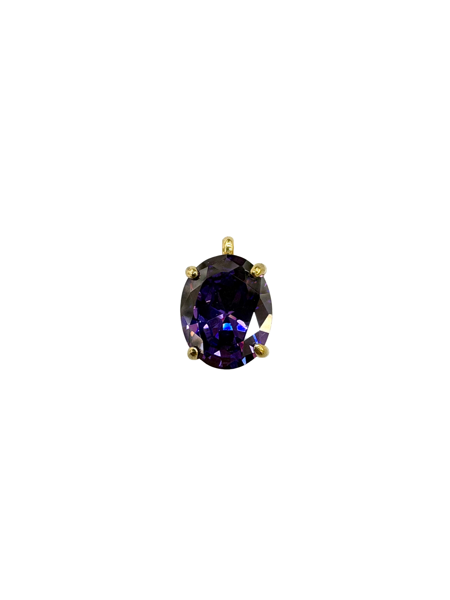 Oval Rhinestone Charm